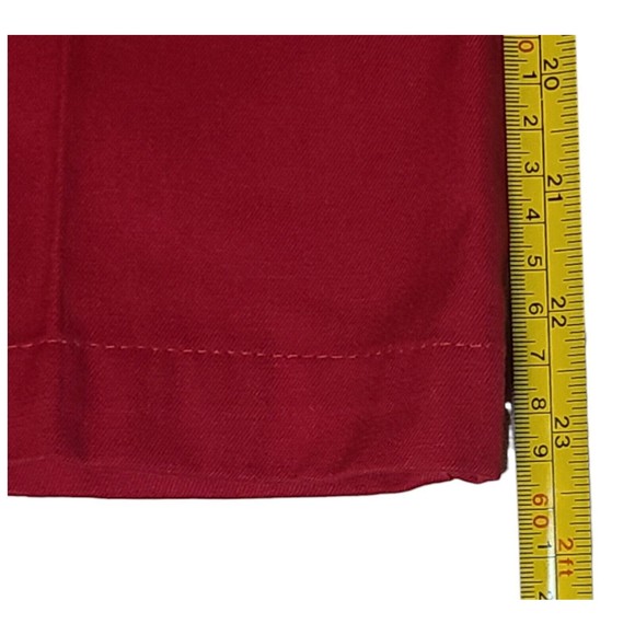 Priority One Red Stretch Band Waist Pants - Picture 6 of 8
